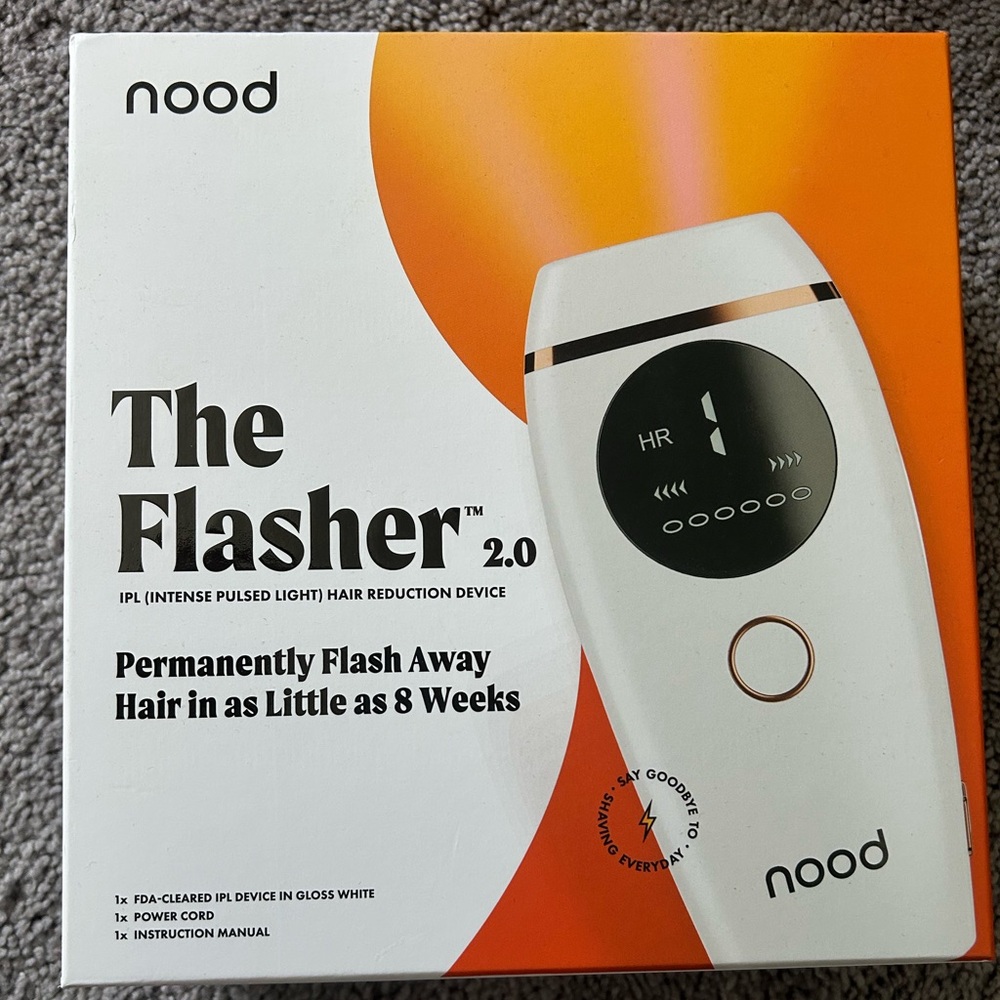 Nood The Flasher 2.0 IPL Hair Reduction Device - White
*NEW*